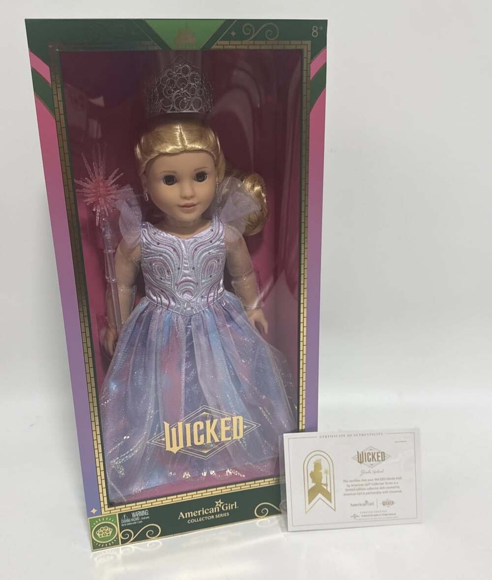 New! American Girl Doll Glinda Wicked Collector Series 18" Limited Edition! ⚡️
